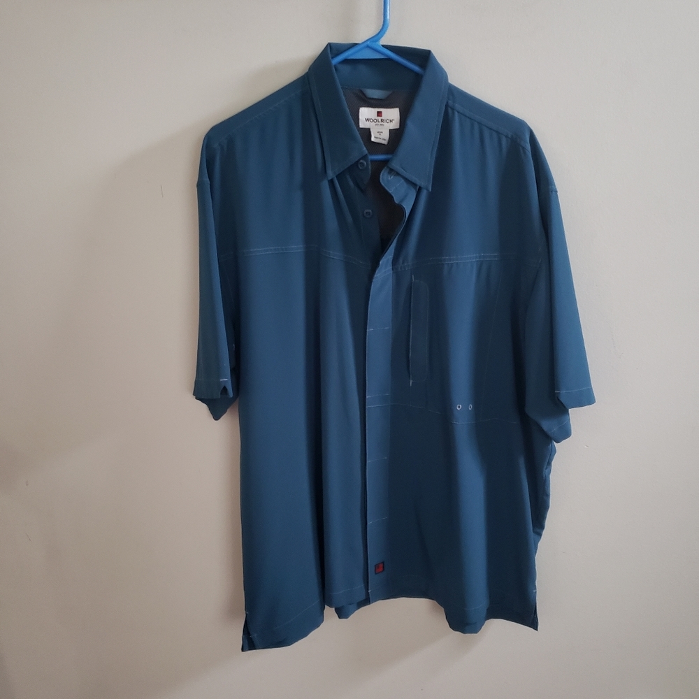 Vintage Woolrich fishing Button Up